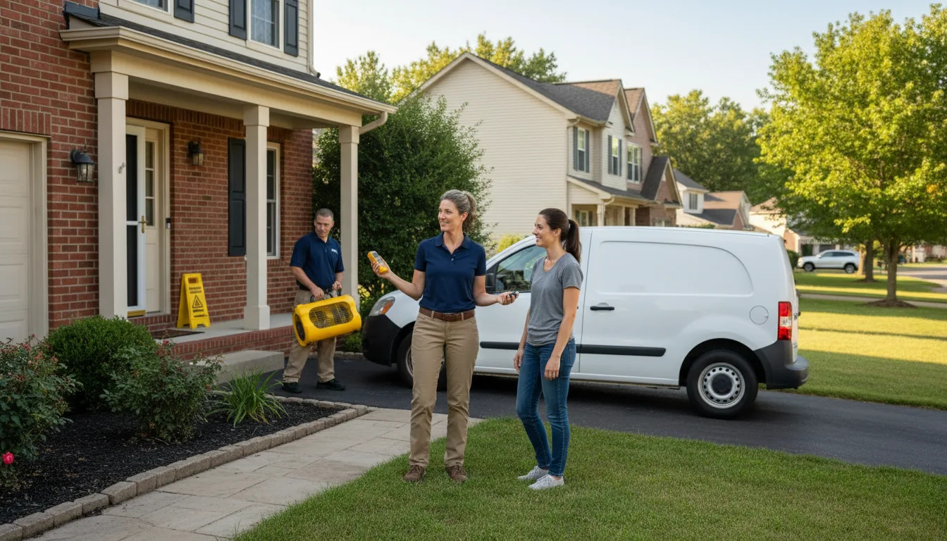Water restoration image for Home Water Damage Repair in Auburn, IN